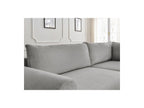 L-Shaped Corner Sofa Bed with Storage - Lucien - Smooth Fabric - Right-Hand Corner