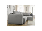 L-Shaped Corner Sofa Bed with Storage - Lucien - Smooth Fabric - Right-Hand Corner
