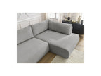 L-Shaped Corner Sofa Bed with Storage - Lucien - Smooth Fabric - Right-Hand Corner