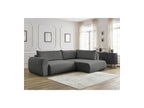 L-Shaped Corner Sofa Bed with Storage - Lucien - Smooth Fabric - Right-Hand Corner