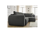 L-Shaped Corner Sofa Bed with Storage - Lucien - Smooth Fabric - Right-Hand Corner