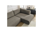L-Shaped Corner Sofa Bed with Storage - Lucien - Smooth Fabric - Right-Hand Corner