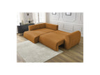 L-Shaped Corner Sofa Bed with Storage - Lucien - Smooth Fabric - Left-Hand Corner