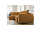 L-Shaped Corner Sofa Bed with Storage - Lucien - Smooth Fabric - Left-Hand Corner