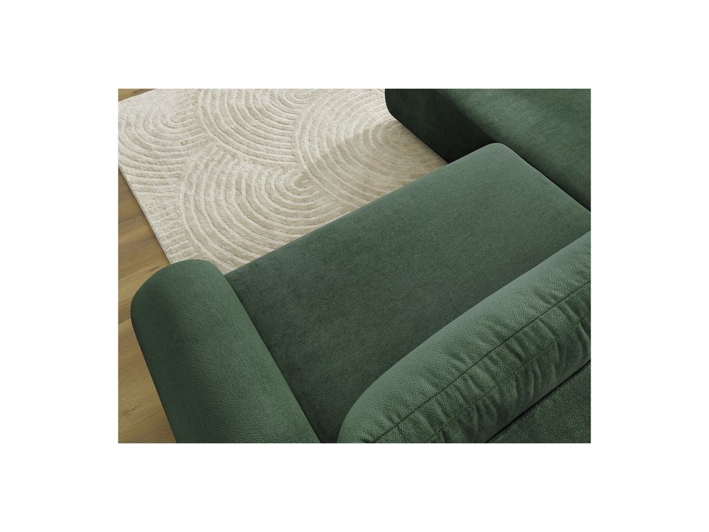 L-Shaped Corner Sofa Bed with Storage - Lucien - Smooth Fabric - Left-Hand Corner