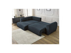 L-Shaped Corner Sofa Bed with Storage - Lucien - Smooth Fabric - Left-Hand Corner