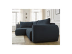 L-Shaped Corner Sofa Bed with Storage - Lucien - Smooth Fabric - Left-Hand Corner