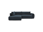 L-Shaped Corner Sofa Bed with Storage - Lucien - Smooth Fabric - Left-Hand Corner