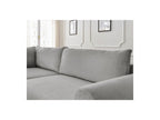 L-Shaped Corner Sofa Bed with Storage - Lucien - Smooth Fabric - Left-Hand Corner