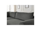 L-Shaped Corner Sofa Bed with Storage - Lucien - Smooth Fabric - Left-Hand Corner