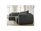 L-Shaped Corner Sofa Bed with Storage - Lucien - Smooth Fabric - Left-Hand Corner