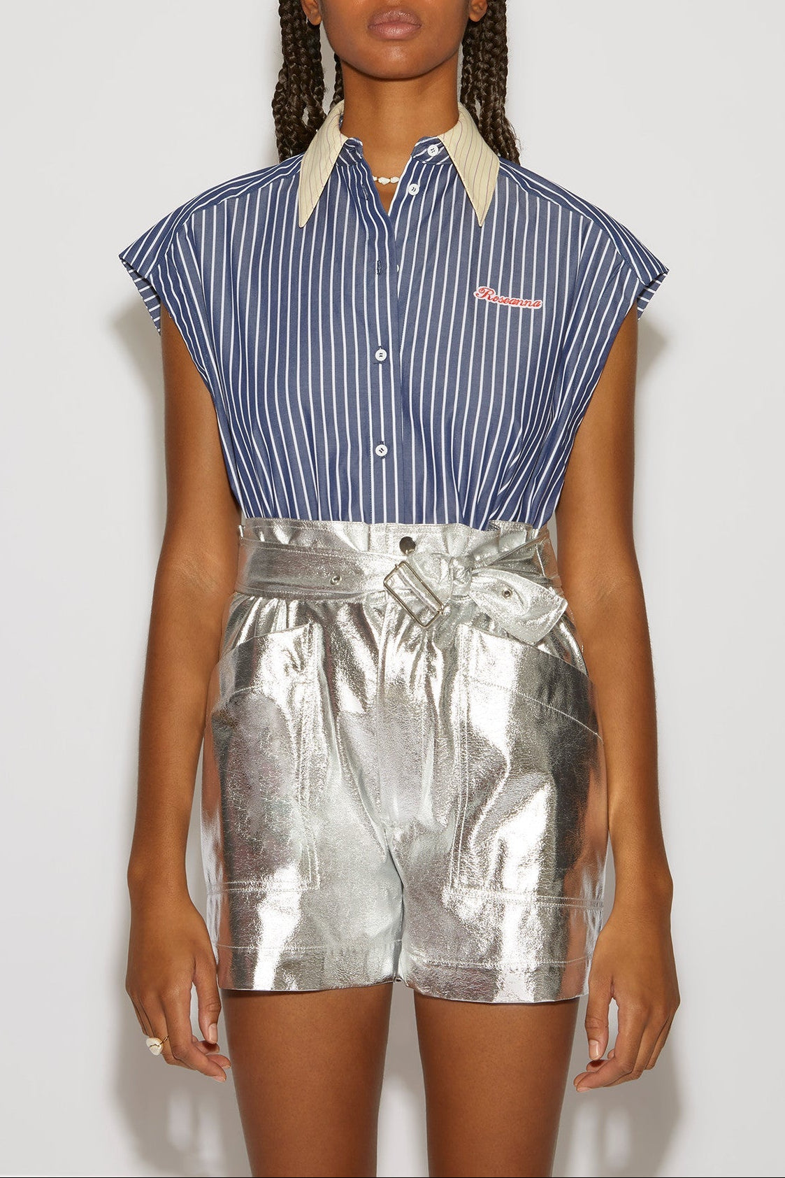 SHORT SADIE SILVER ARGENT