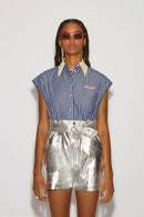 SHORT SADIE SILVER ARGENT