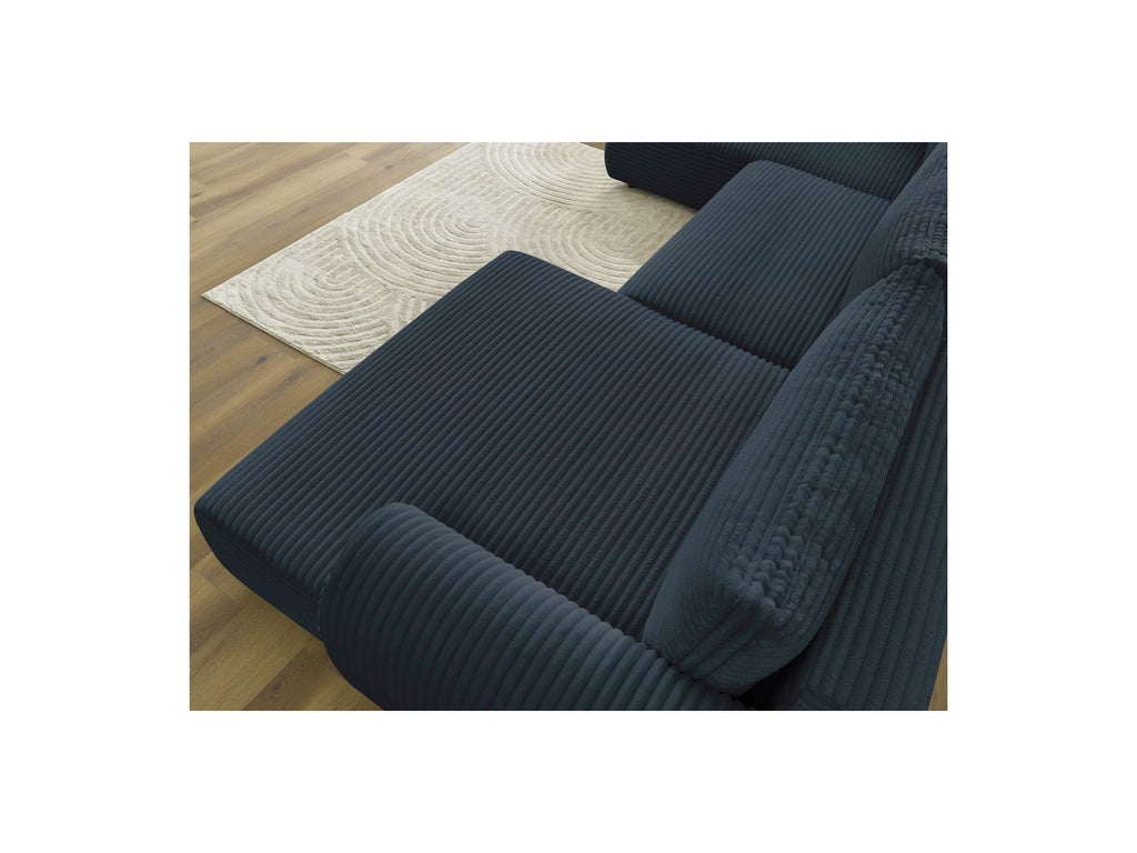 Lucien - Panoramic Convertible Sofa with Storage - Soft Wide-Rib Corduroy - Right-Hand Corner