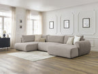 Lucien - Panoramic Convertible Sofa with Storage - Soft Wide-Rib Corduroy - Right-Hand Corner