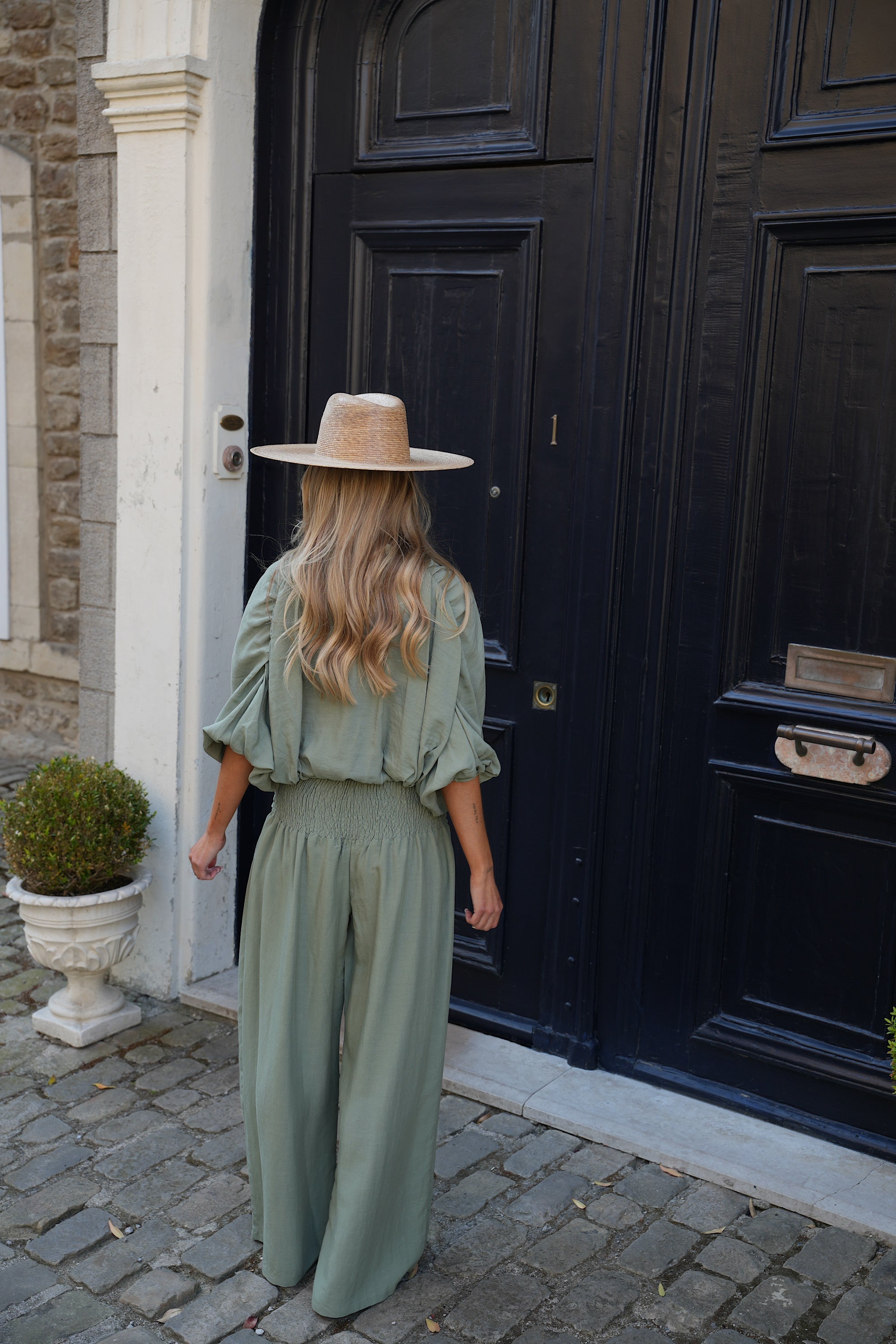 Pantalon Droit Maiane - Kaki