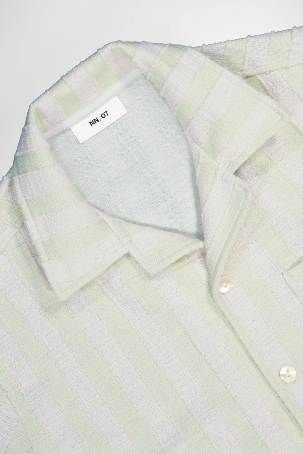 Camisa Julio SS - Moss Stripe