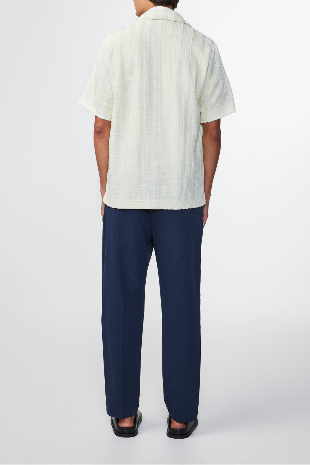 Camisa Julio SS - Moss Stripe