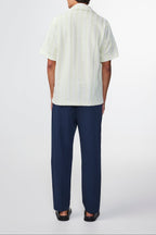 Camisa Julio SS - Moss Stripe