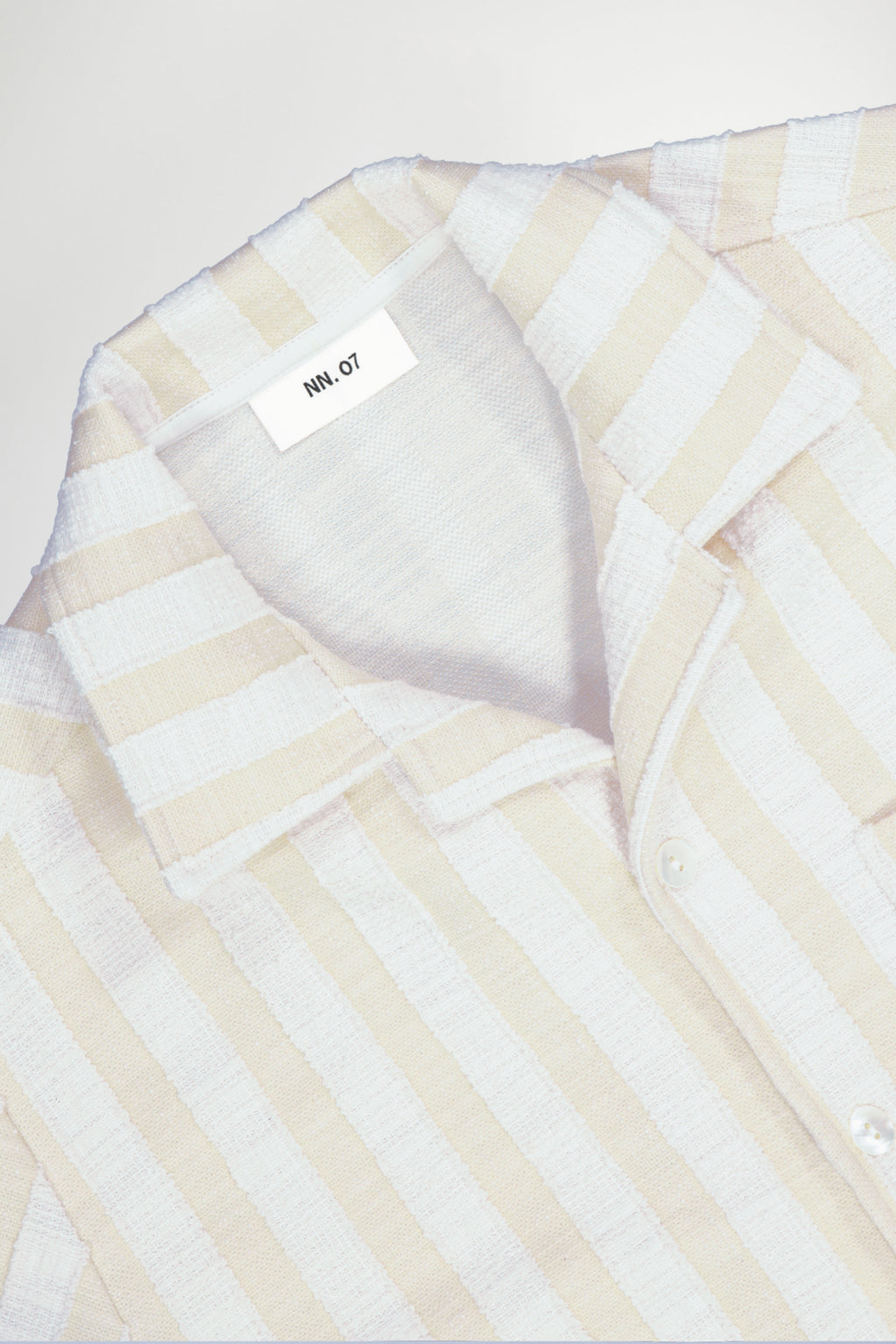 Julio SS Shirt - Khaki Stripe
