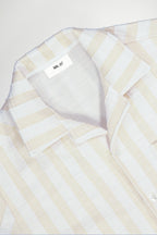 Julio SS Shirt - Khaki Stripe