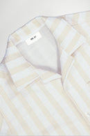 NN07 - Julio SS Shirt - Khaki Stripe