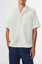 Camisa Julio SS - Moss Stripe