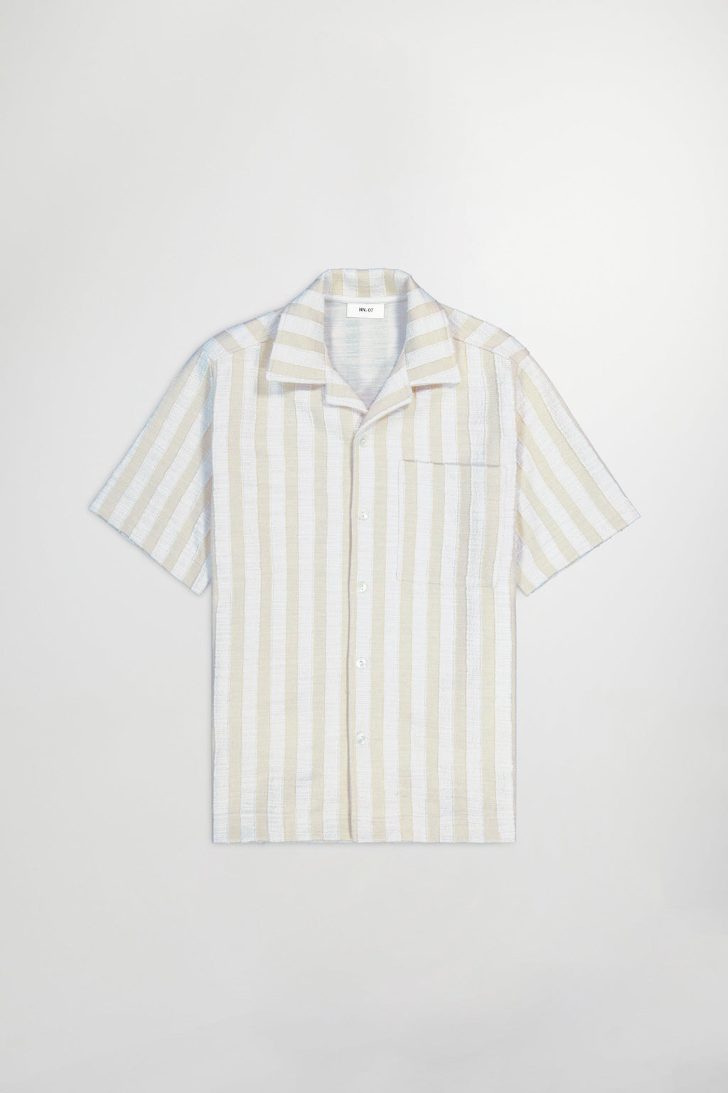Julio SS Shirt - Khaki Stripe