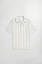 Julio SS Shirt - Khaki Stripe