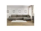 Panoramic Convertible Sofa with Storage - Lucien - Smooth Fabric - Left-Hand Corner