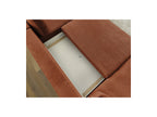 Panoramic Convertible Sofa with Storage - Lucien - Smooth Fabric - Left-Hand Corner