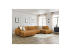 Panoramic Convertible Sofa with Storage - Lucien - Smooth Fabric - Left-Hand Corner