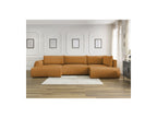 Panoramic Convertible Sofa with Storage - Lucien - Smooth Fabric - Left-Hand Corner