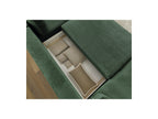 Panoramic Convertible Sofa with Storage - Lucien - Smooth Fabric - Left-Hand Corner