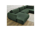 Panoramic Convertible Sofa with Storage - Lucien - Smooth Fabric - Left-Hand Corner