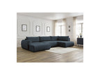 Panoramic Convertible Sofa with Storage - Lucien - Smooth Fabric - Left-Hand Corner