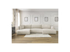 Panoramic Convertible Sofa with Storage - Lucien - Smooth Fabric - Right-Hand Corner