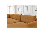 Panoramic Convertible Sofa with Storage - Lucien - Smooth Fabric - Right-Hand Corner
