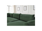 Panoramic Convertible Sofa with Storage - Lucien - Smooth Fabric - Right-Hand Corner
