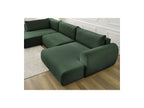 Panoramic Convertible Sofa with Storage - Lucien - Smooth Fabric - Right-Hand Corner