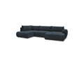 Panoramic Convertible Sofa with Storage - Lucien - Smooth Fabric - Right-Hand Corner