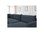 Panoramic Convertible Sofa with Storage - Lucien - Smooth Fabric - Right-Hand Corner