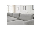 Panoramic Convertible Sofa with Storage - Lucien - Smooth Fabric - Right-Hand Corner