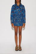 DARIO HONOLULU BLUE DRESS