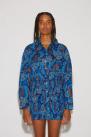 DARIO HONOLULU BLUE DRESS
