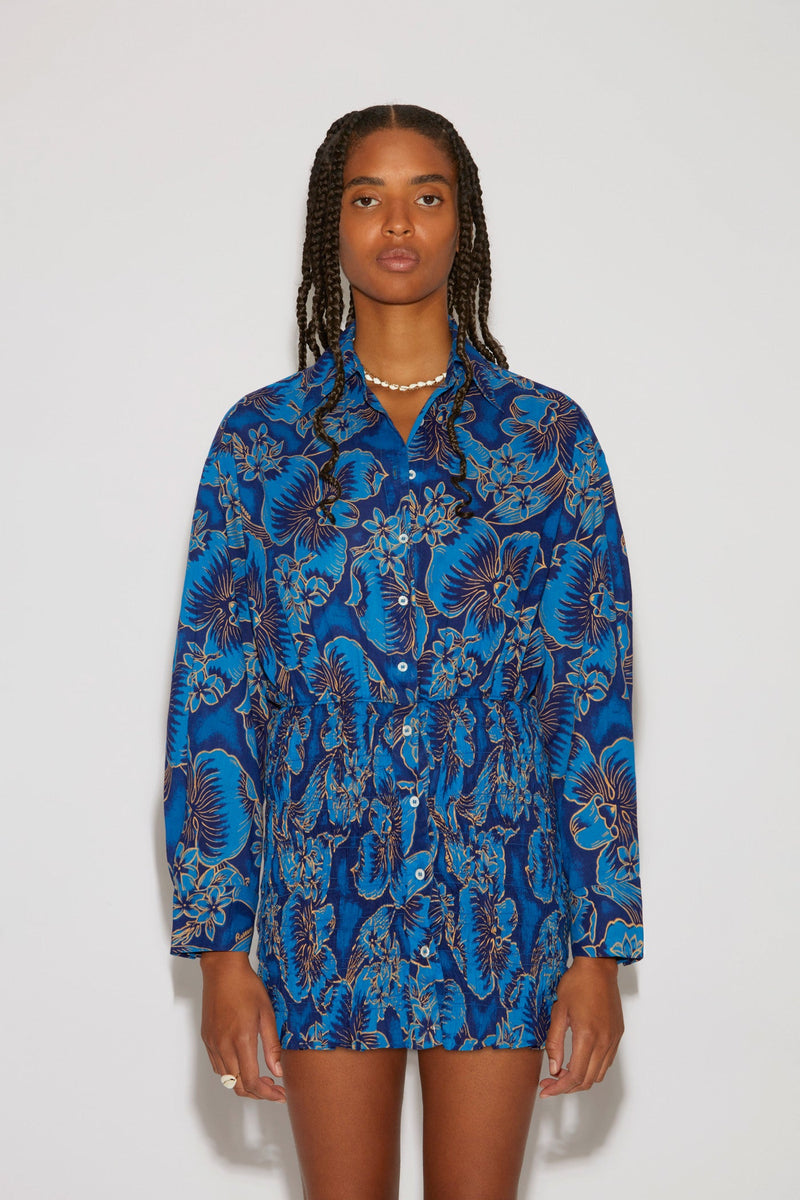 DARIO HONOLULU BLUE DRESS