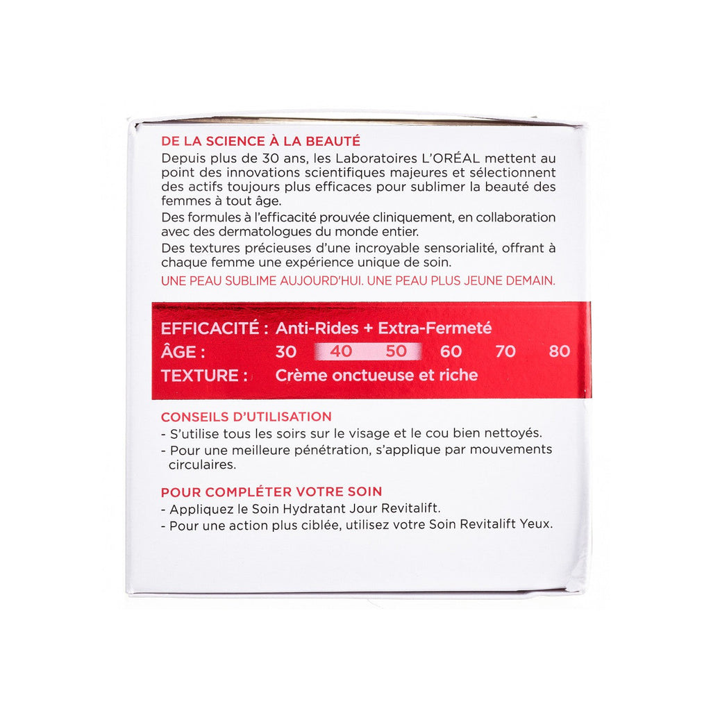 Revitalift Cuidado de Noche Hidratante + Reafirmante