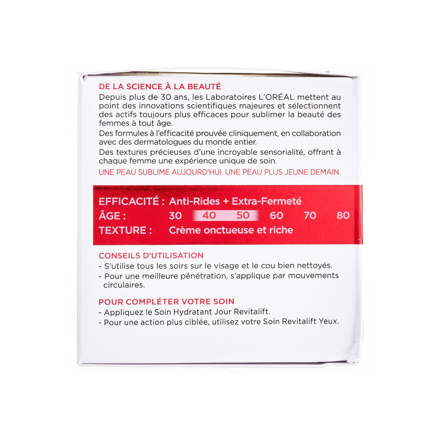 Revitalift Cuidado de Noche Hidratante + Reafirmante