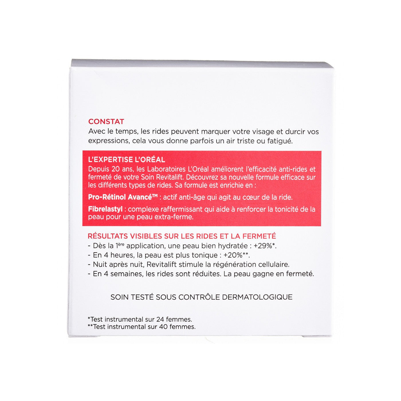 Revitalift Cuidado de Noche Hidratante + Reafirmante