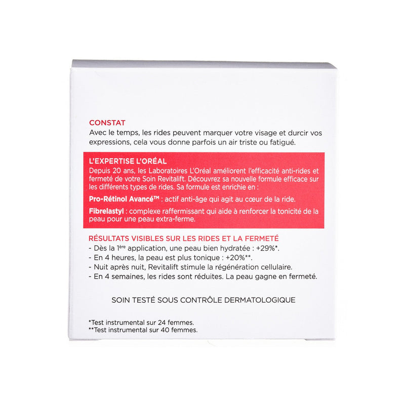 Revitalift Soin Nuit Hydratant + Fermeté